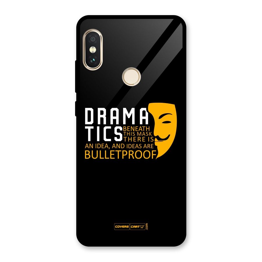 Dramatics Glass Back Case for Redmi Note 5 Pro