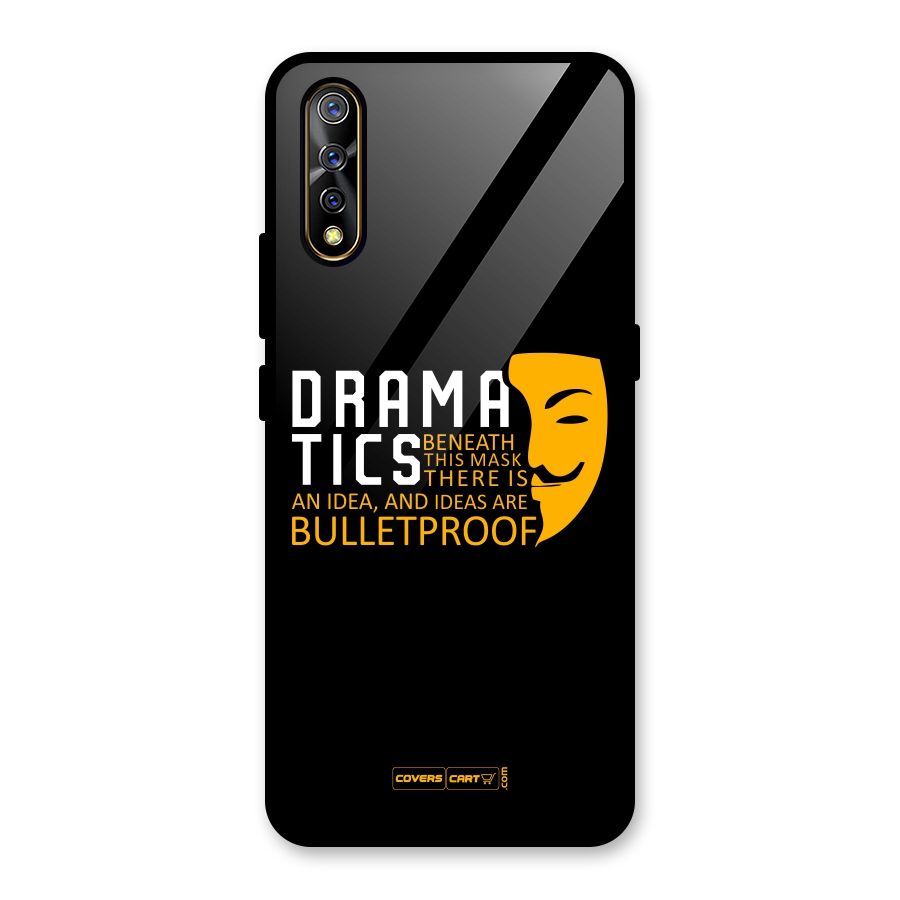 Dramatics Glass Back Case for Vivo S1