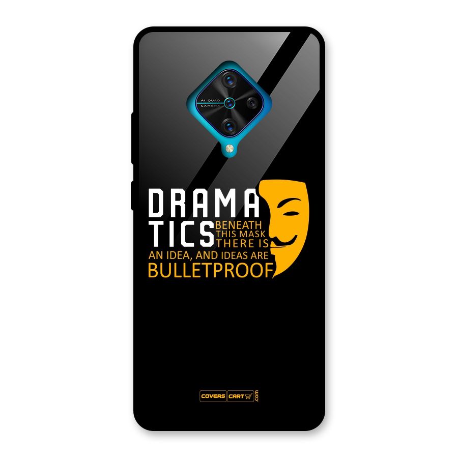 Dramatics Glass Back Case for Vivo S1 Pro