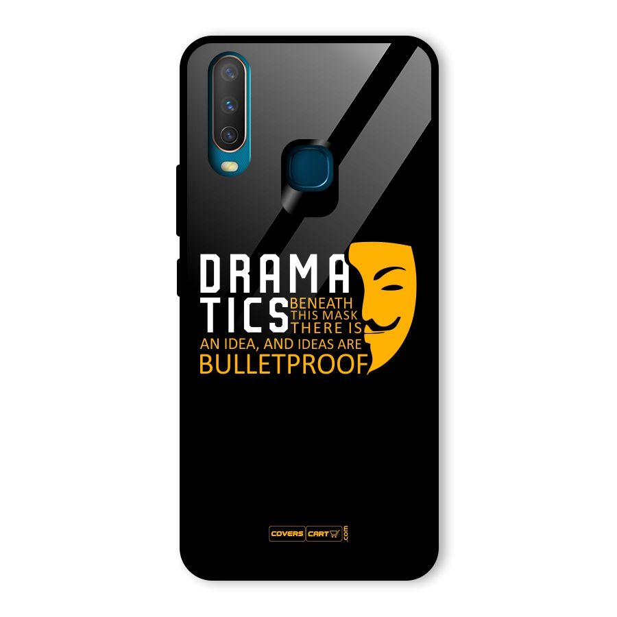 Dramatics Glass Back Case for Vivo U10