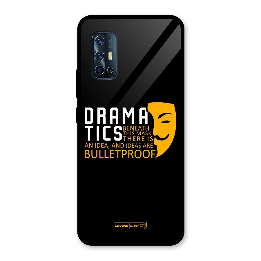 Dramatics Glass Back Case for Vivo V17