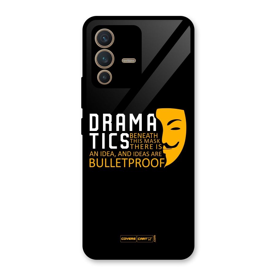 Dramatics Glass Back Case for Vivo V23 5G