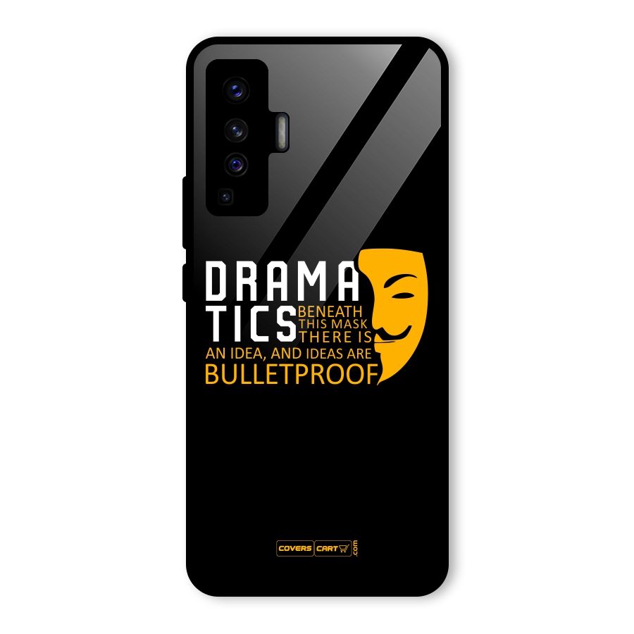 Dramatics Glass Back Case for Vivo X50