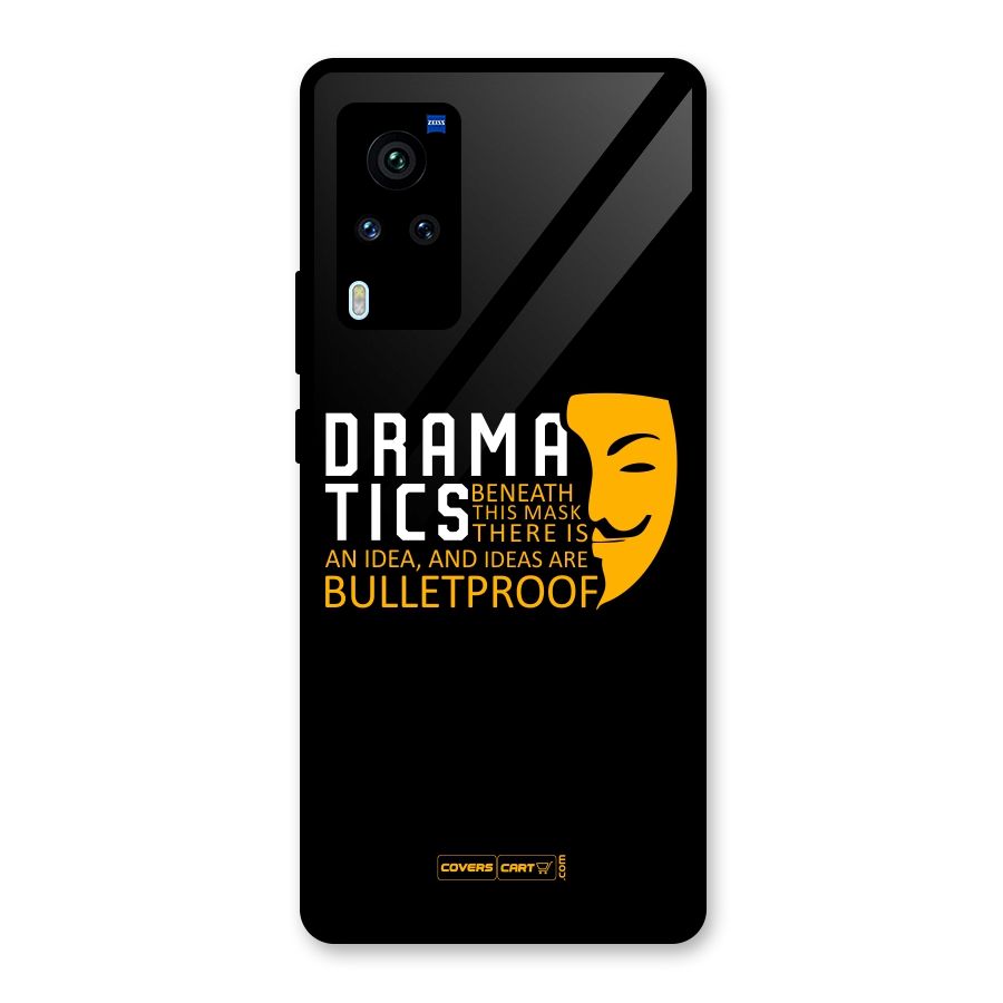 Dramatics Glass Back Case for Vivo X60 Pro