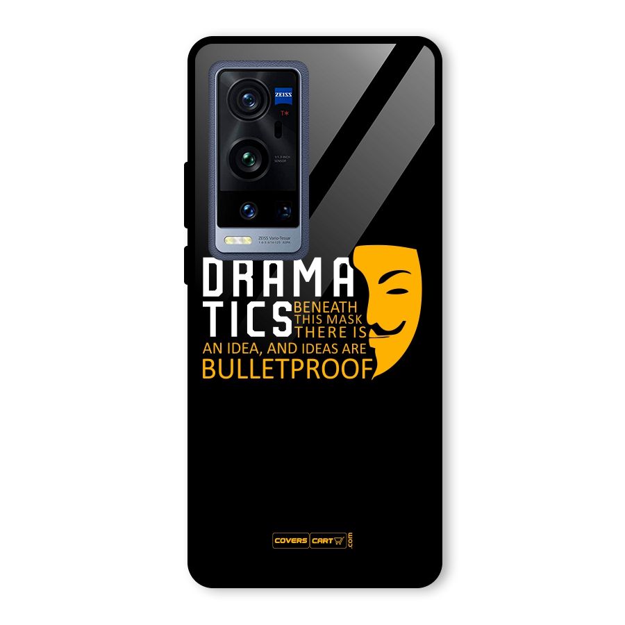 Dramatics Glass Back Case for Vivo X60 Pro Plus