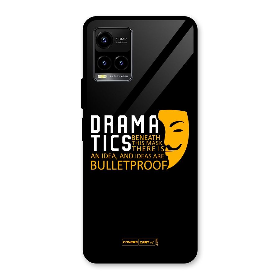Dramatics Glass Back Case for Vivo Y21A