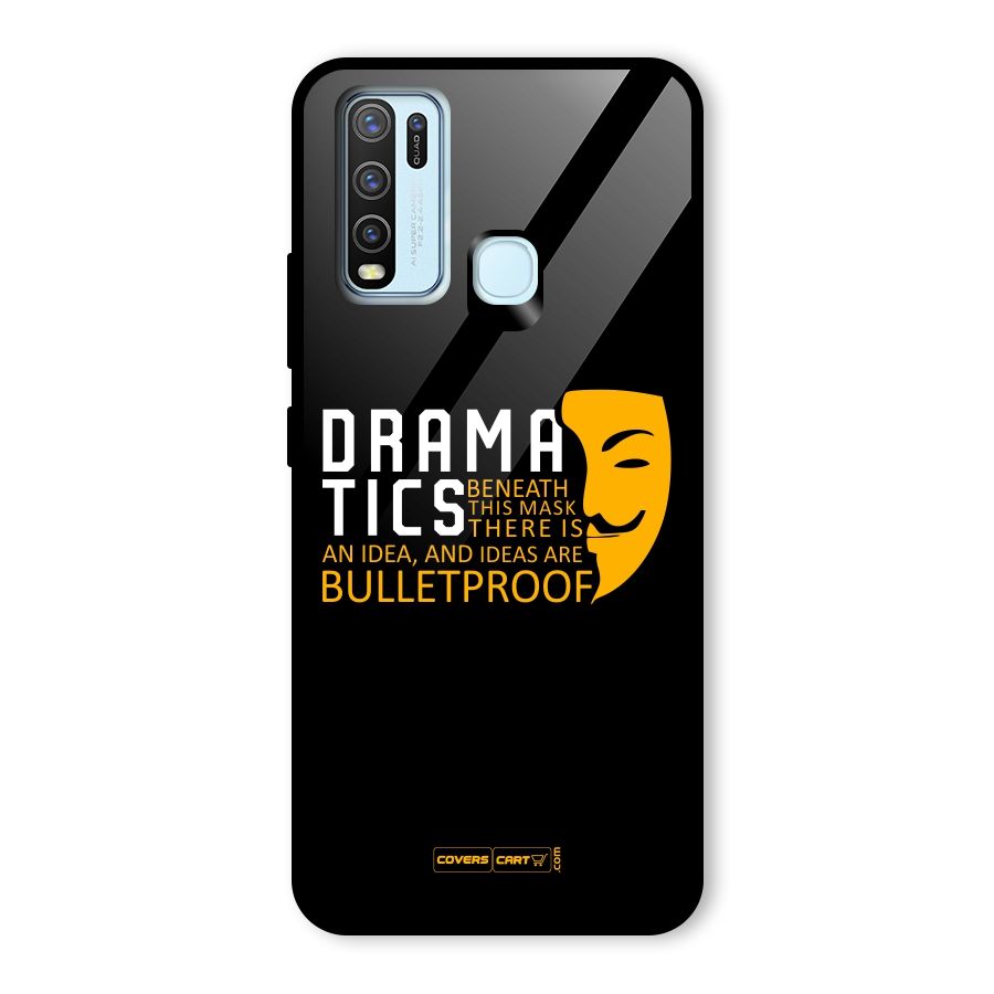 Dramatics Glass Back Case for Vivo Y30