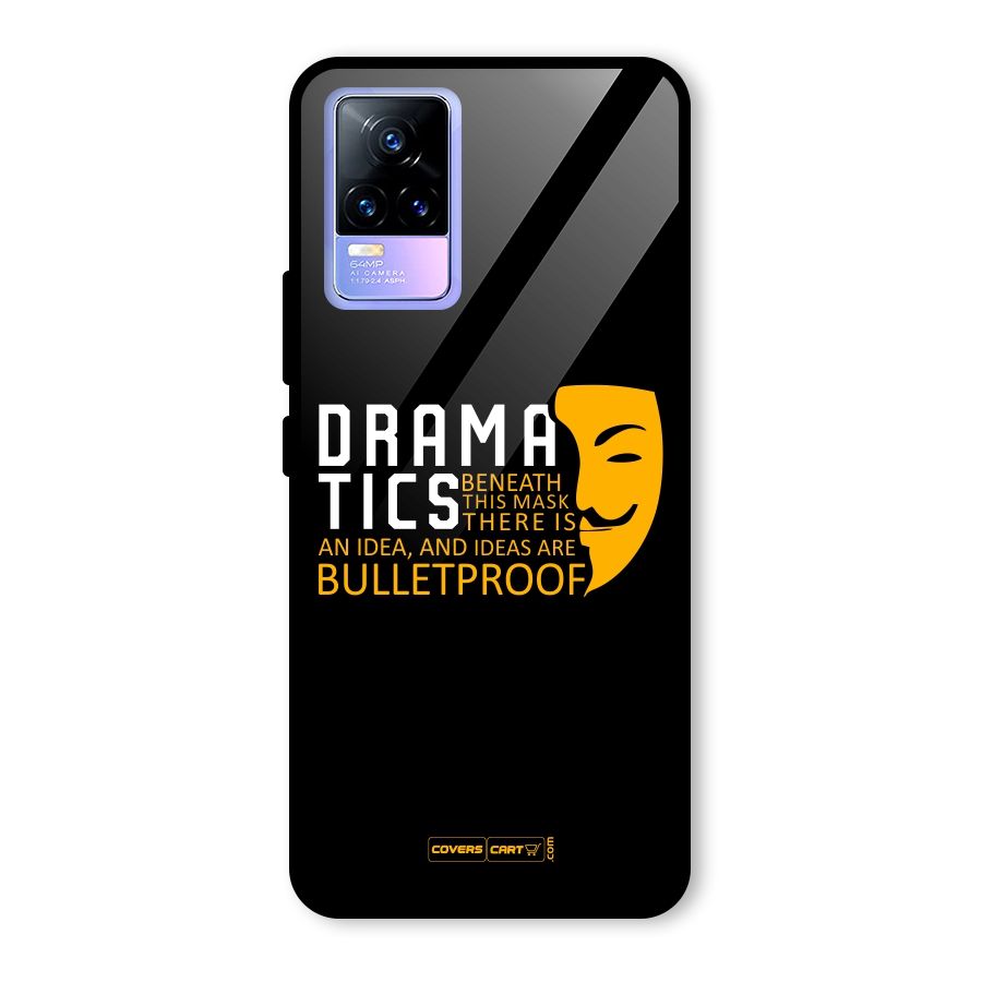 Dramatics Glass Back Case for Vivo Y73