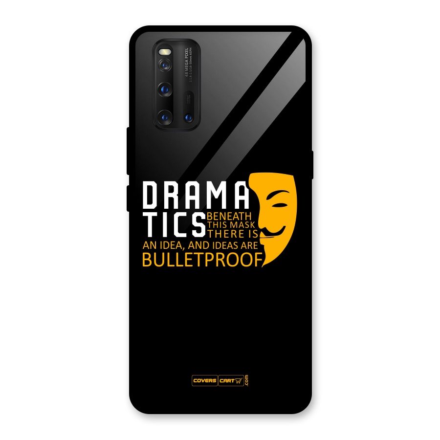 Dramatics Glass Back Case for Vivo iQOO 3
