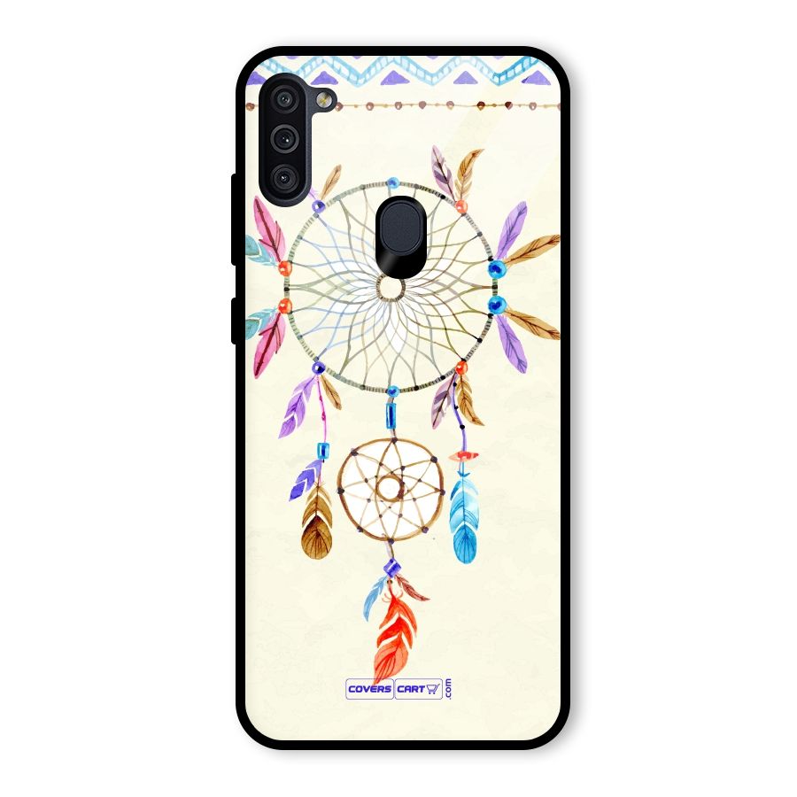 Dream Catcher Glass Back Case for Galaxy M11
