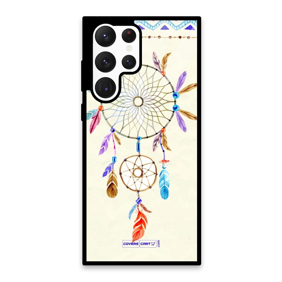 Dream Catcher Glass Back Case for Galaxy S22 Ultra 5G