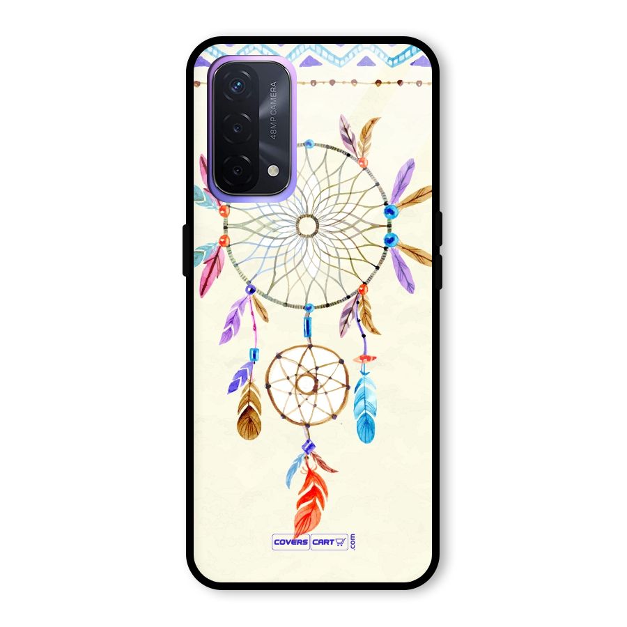 Dream Catcher Glass Back Case for Oppo A74 5G