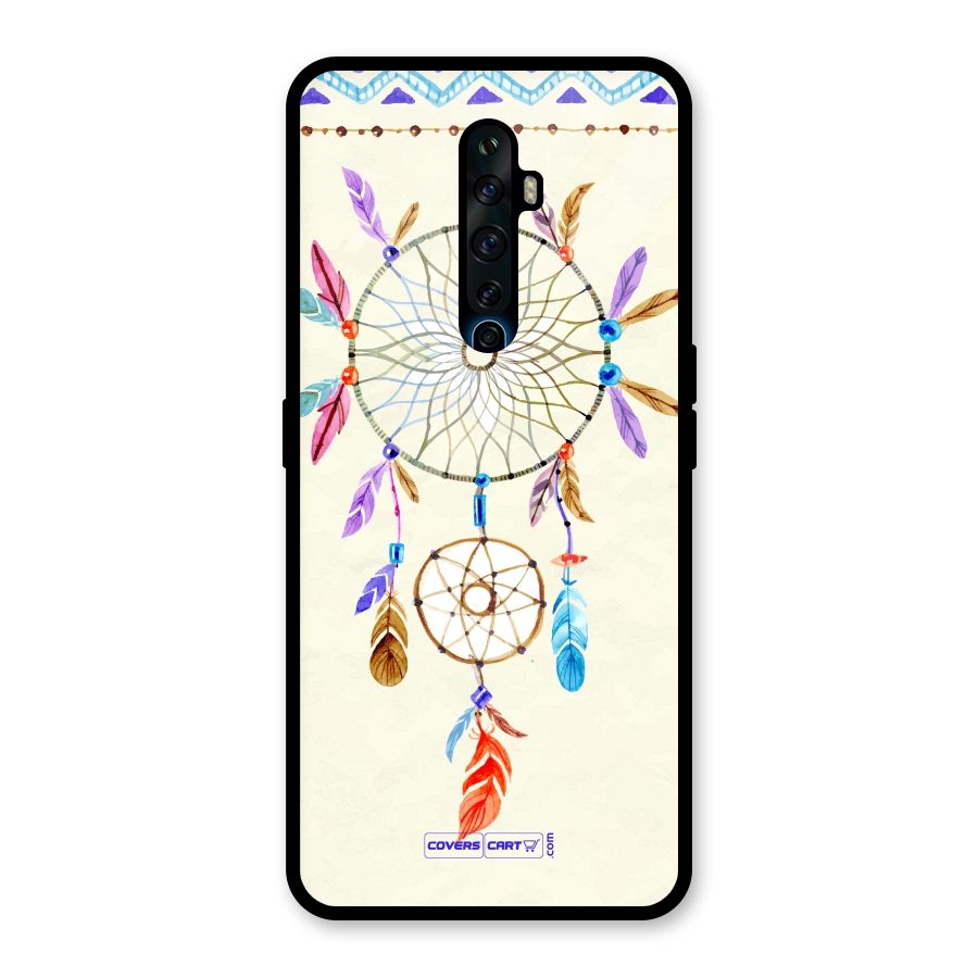 Dream Catcher Glass Back Case for Oppo Reno2 F