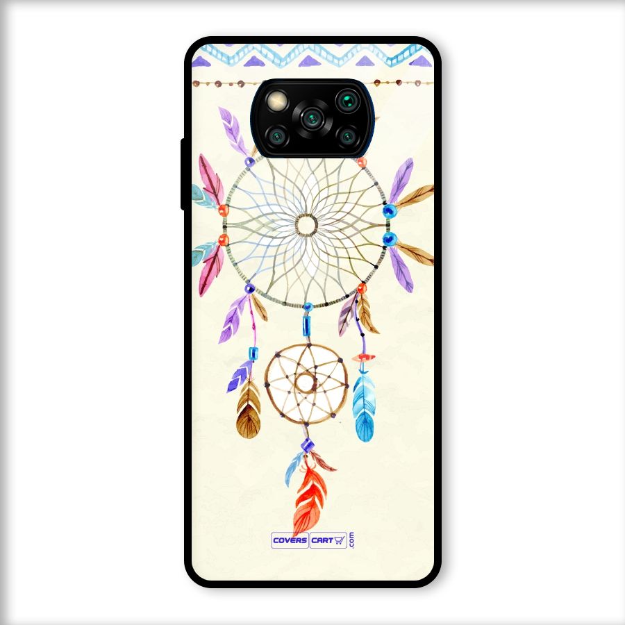 Dream Catcher Glass Back Case for Poco X3