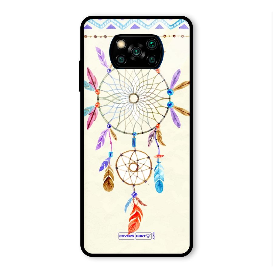 Dream Catcher Glass Back Case for Poco X3 Pro