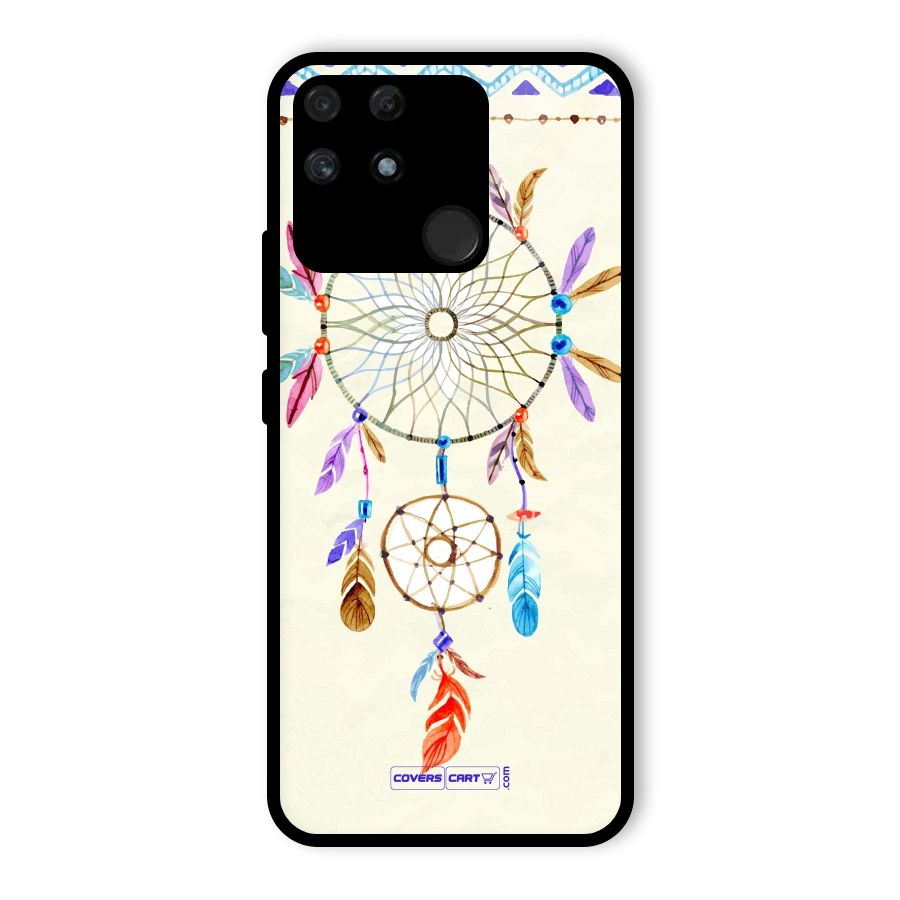 Dream Catcher Glass Back Case for Realme Narzo 50A
