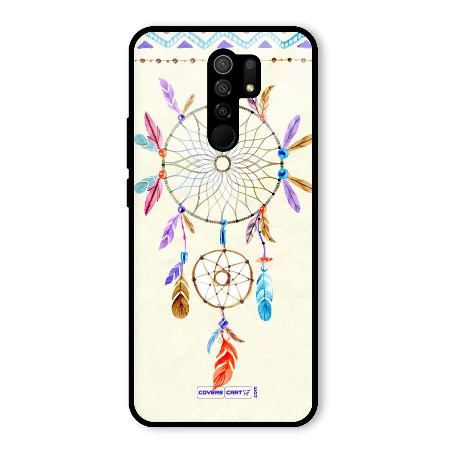 Dream Catcher Glass Back Case for Redmi 9 Prime