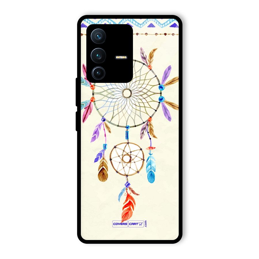 Dream Catcher Glass Back Case for Vivo V23 Pro