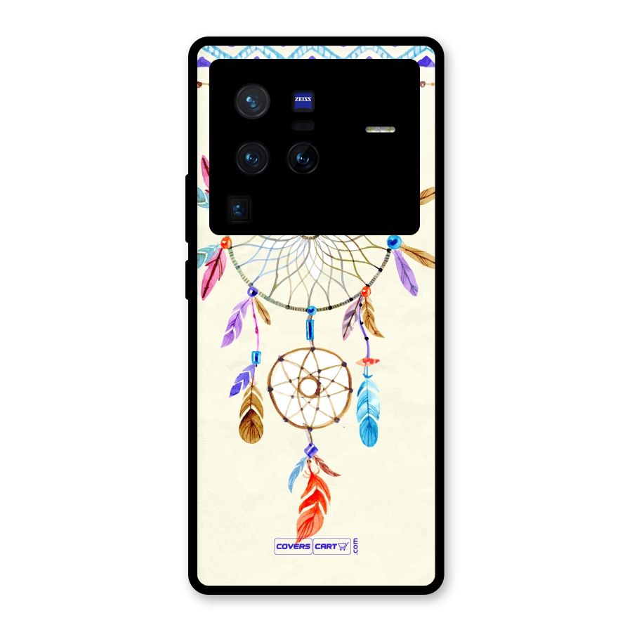 Dream Catcher Glass Back Case for Vivo X80 Pro