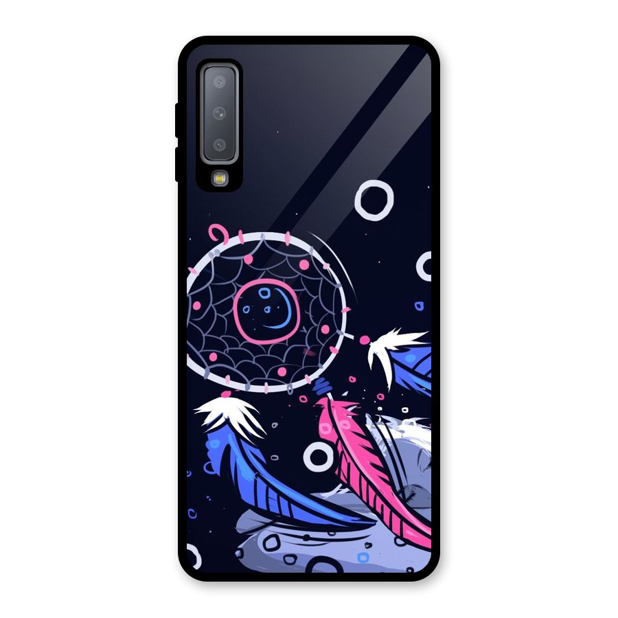 Dream Catcher Minimal Glass Back Case for Galaxy A7 (2018)