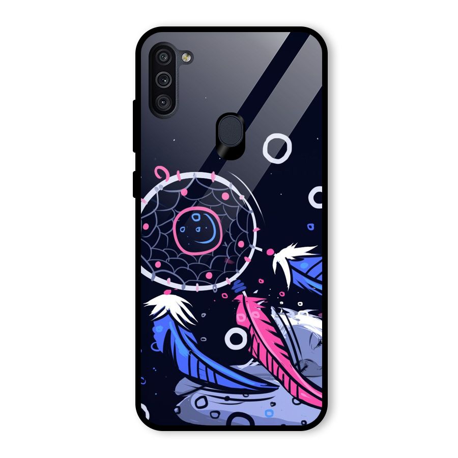 Dream Catcher Minimal Glass Back Case for Galaxy M11