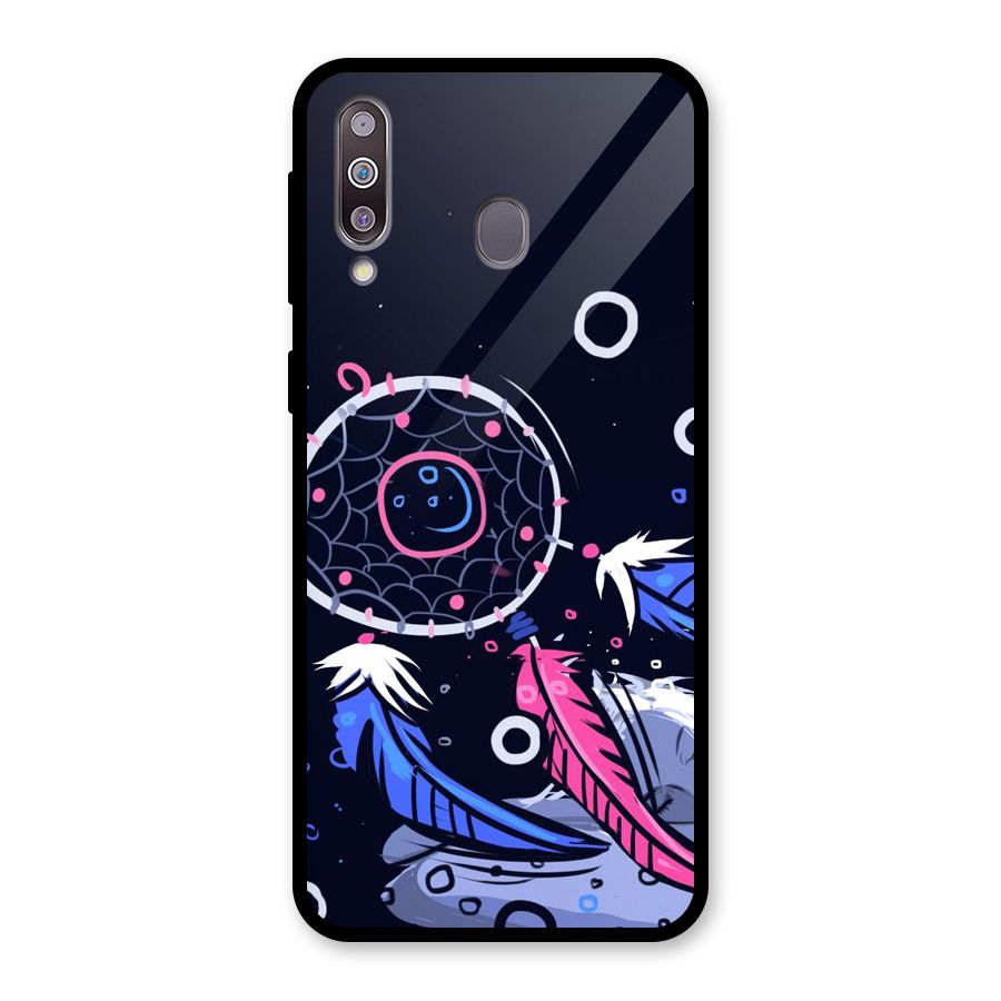 Dream Catcher Minimal Glass Back Case for Galaxy M30