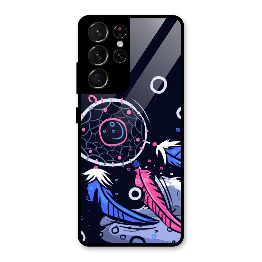 Dream Catcher Minimal Glass Back Case for Galaxy S21 Ultra 5G