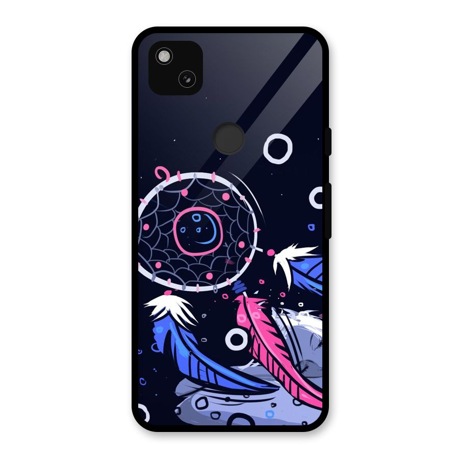 Dream Catcher Minimal Glass Back Case for Google Pixel 4a