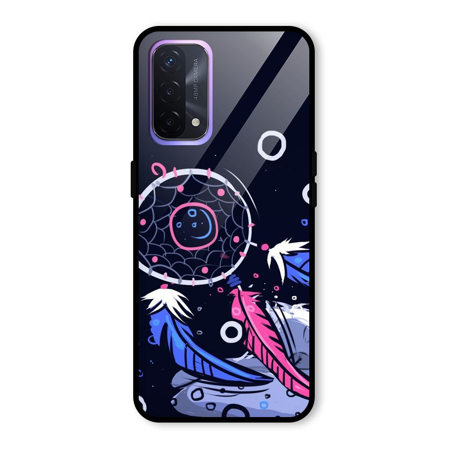 Dream Catcher Minimal Glass Back Case for Oppo A74 5G