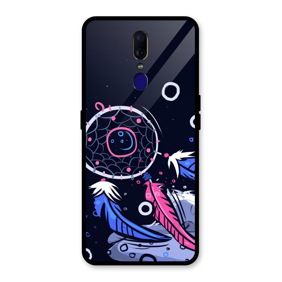 Dream Catcher Minimal Glass Back Case for Oppo F11