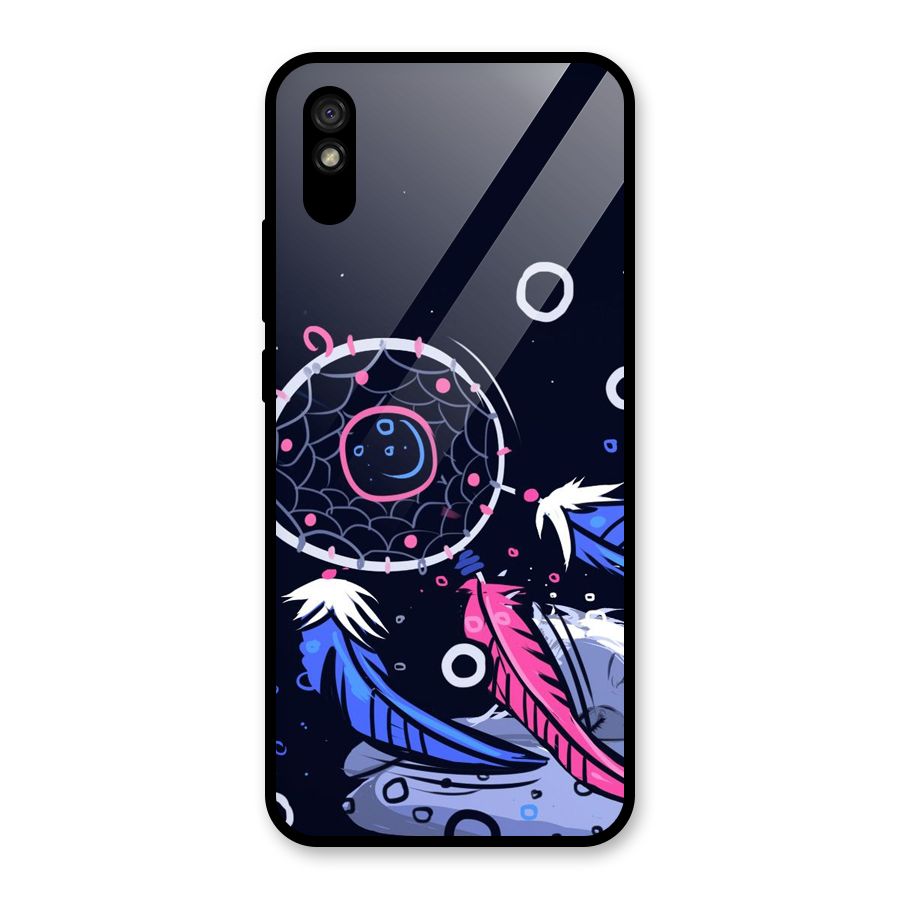 Dream Catcher Minimal Glass Back Case for Redmi 9i