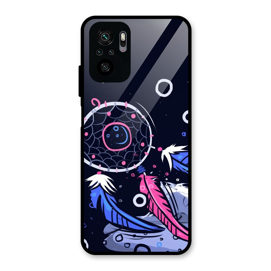 Dream Catcher Minimal Glass Back Case for Redmi Note 10S