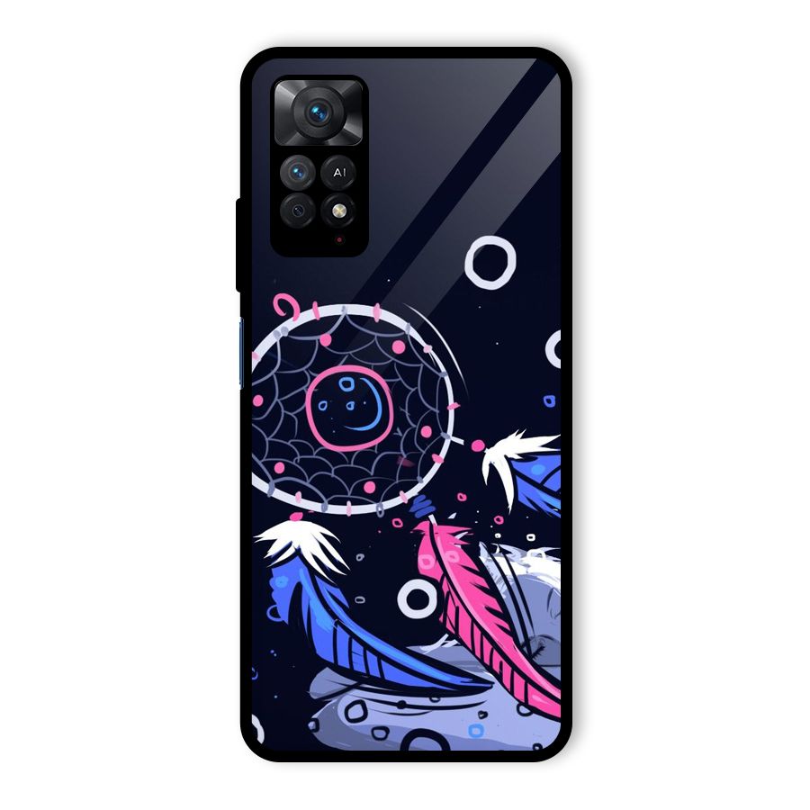 Dream Catcher Minimal Glass Back Case for Redmi Note 11 Pro