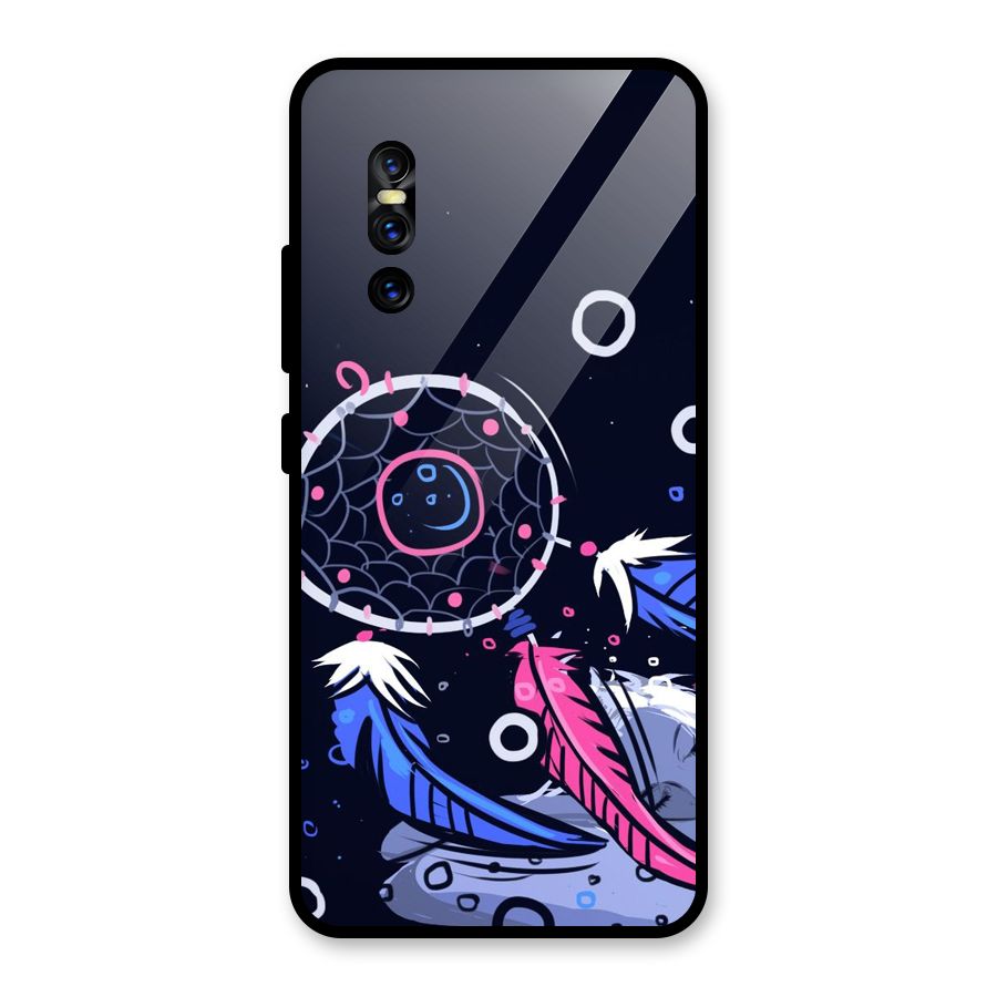 Dream Catcher Minimal Glass Back Case for Vivo V15 Pro