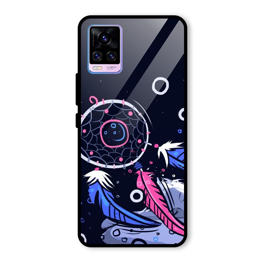 Dream Catcher Minimal Glass Back Case for Vivo V20 Pro