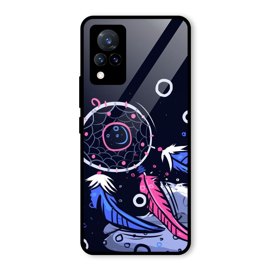 Dream Catcher Minimal Glass Back Case for Vivo V21 5G