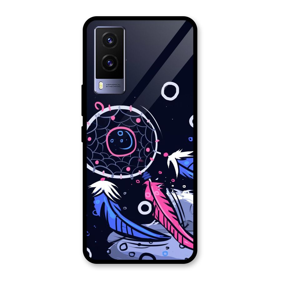 Dream Catcher Minimal Glass Back Case for Vivo V21e 5G