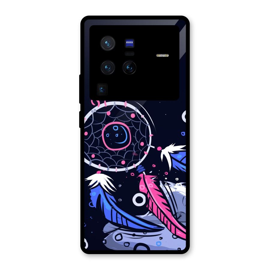Dream Catcher Minimal Glass Back Case for Vivo X80 Pro