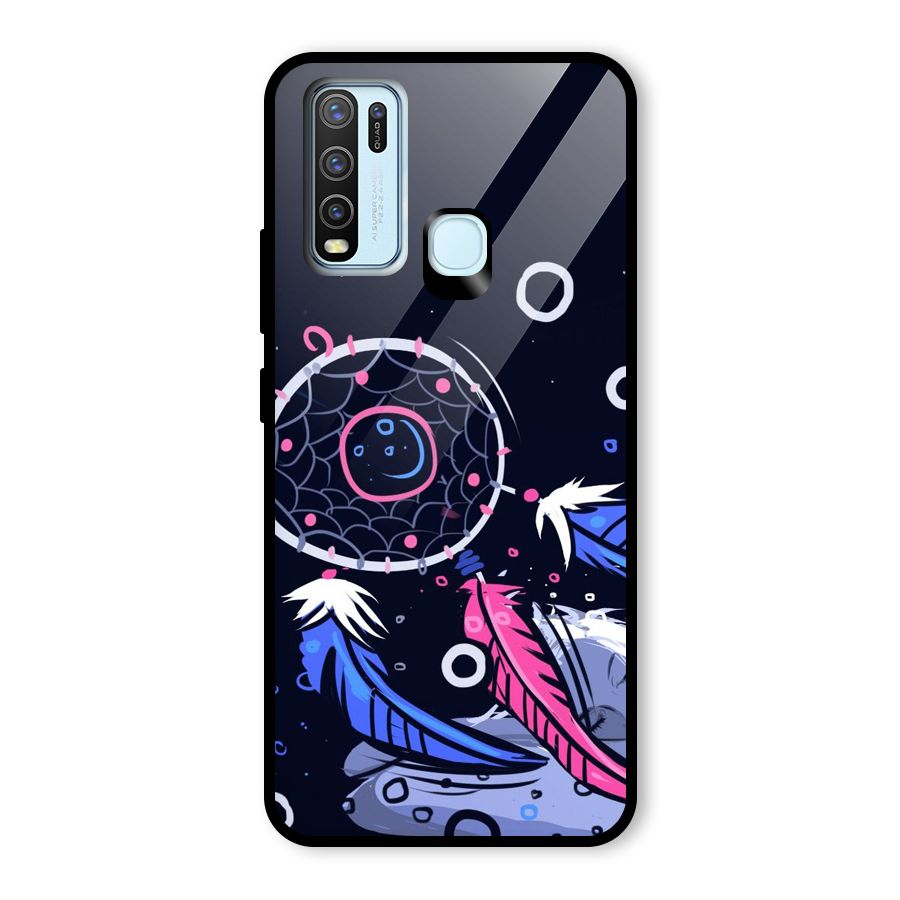 Dream Catcher Minimal Glass Back Case for Vivo Y30