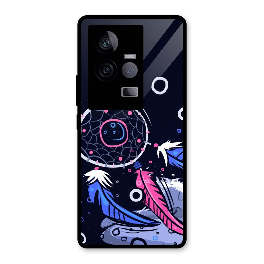 Dream Catcher Minimal Glass Back Case for Vivo iQOO 11 5G