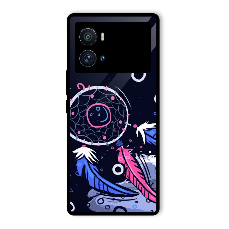 Dream Catcher Minimal Glass Back Case for Vivo iQOO 9 Pro