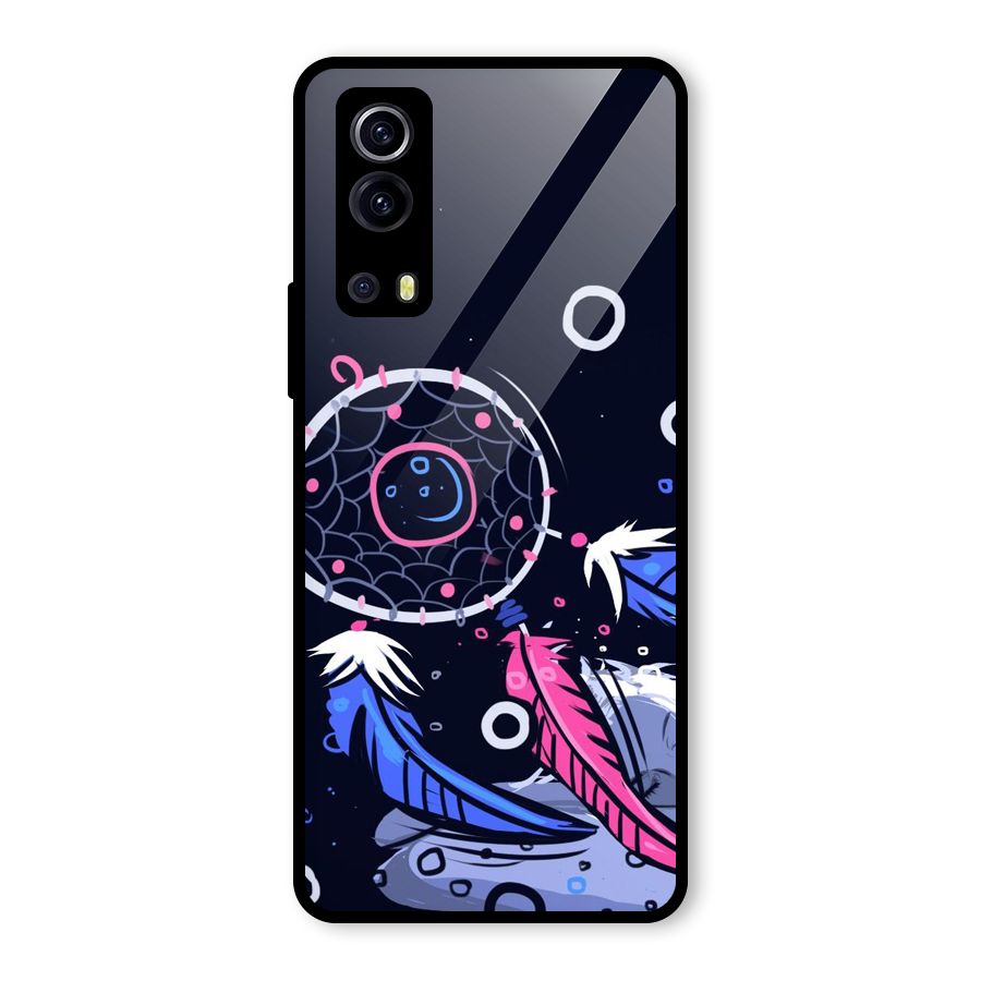 Dream Catcher Minimal Glass Back Case for Vivo iQOO Z3