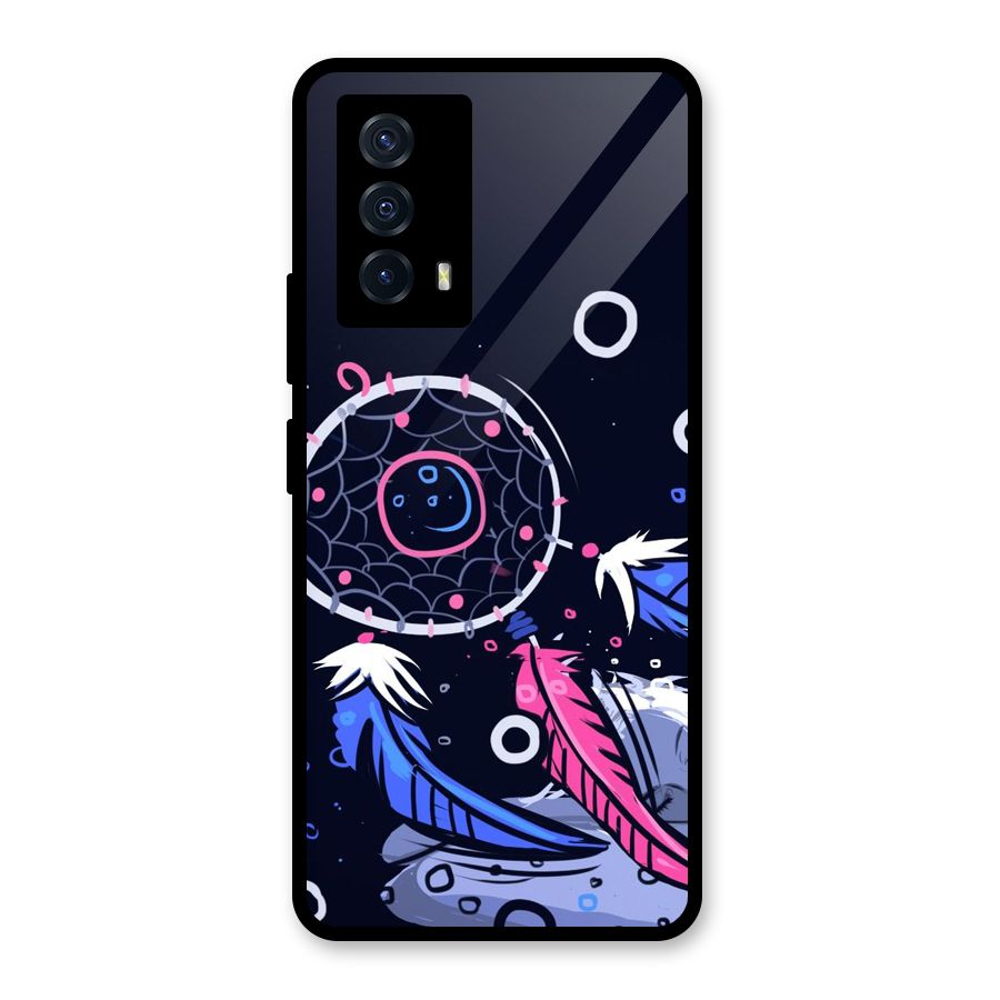 Dream Catcher Minimal Glass Back Case for Vivo iQOO Z5