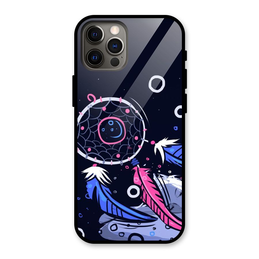 Dream Catcher Minimal Glass Back Case for iPhone 12 Pro