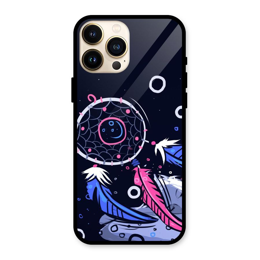 Dream Catcher Minimal Glass Back Case for iPhone 13 Pro Max