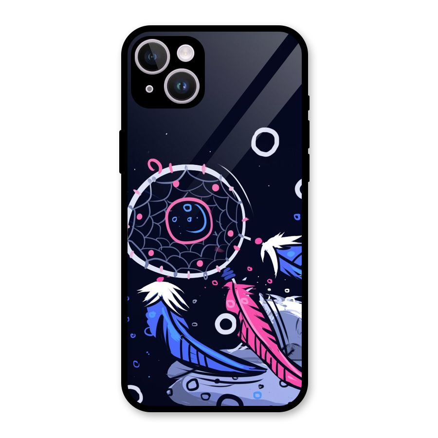Dream Catcher Minimal Glass Back Case for iPhone 14 Plus