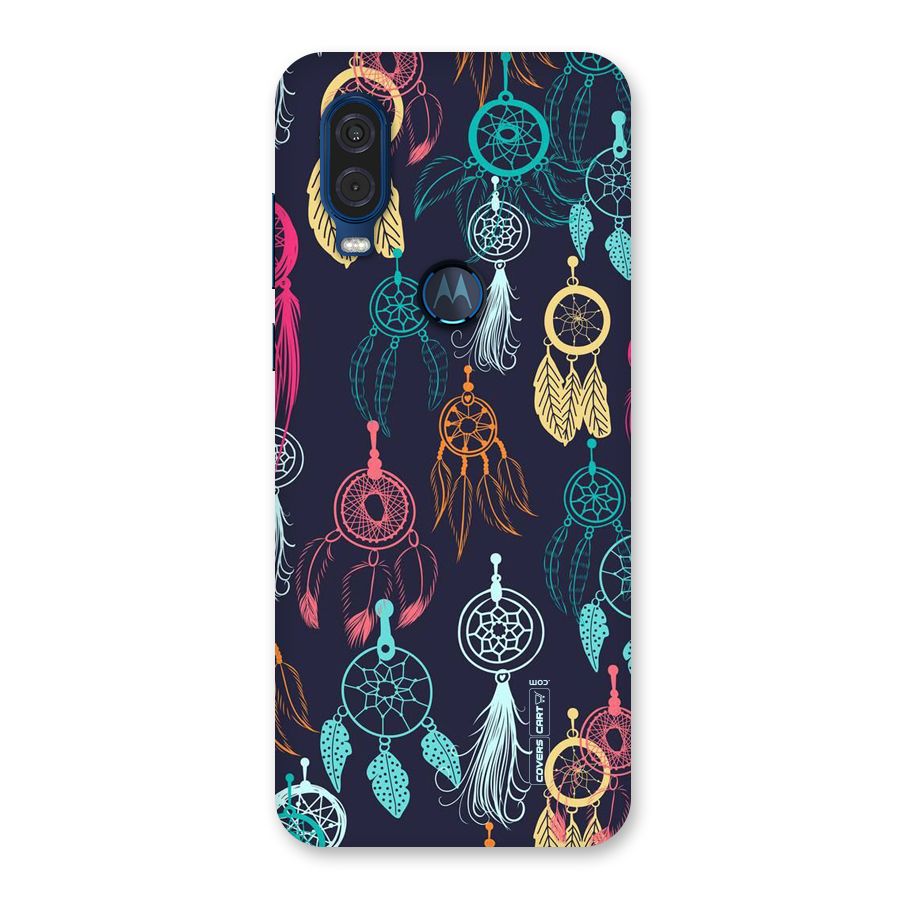 Dream Catcher Pattern Back Case for Motorola One Vision