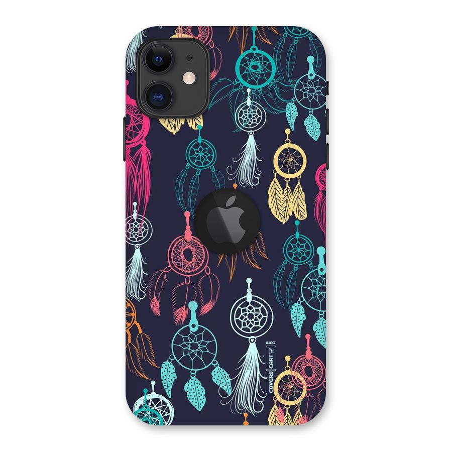 Dream Catcher Pattern Back Case for iPhone 11 Logo Cut