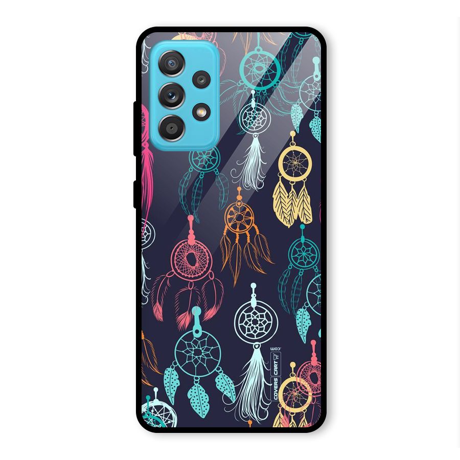 Dream Catcher Pattern Glass Back Case for Galaxy A52s 5G