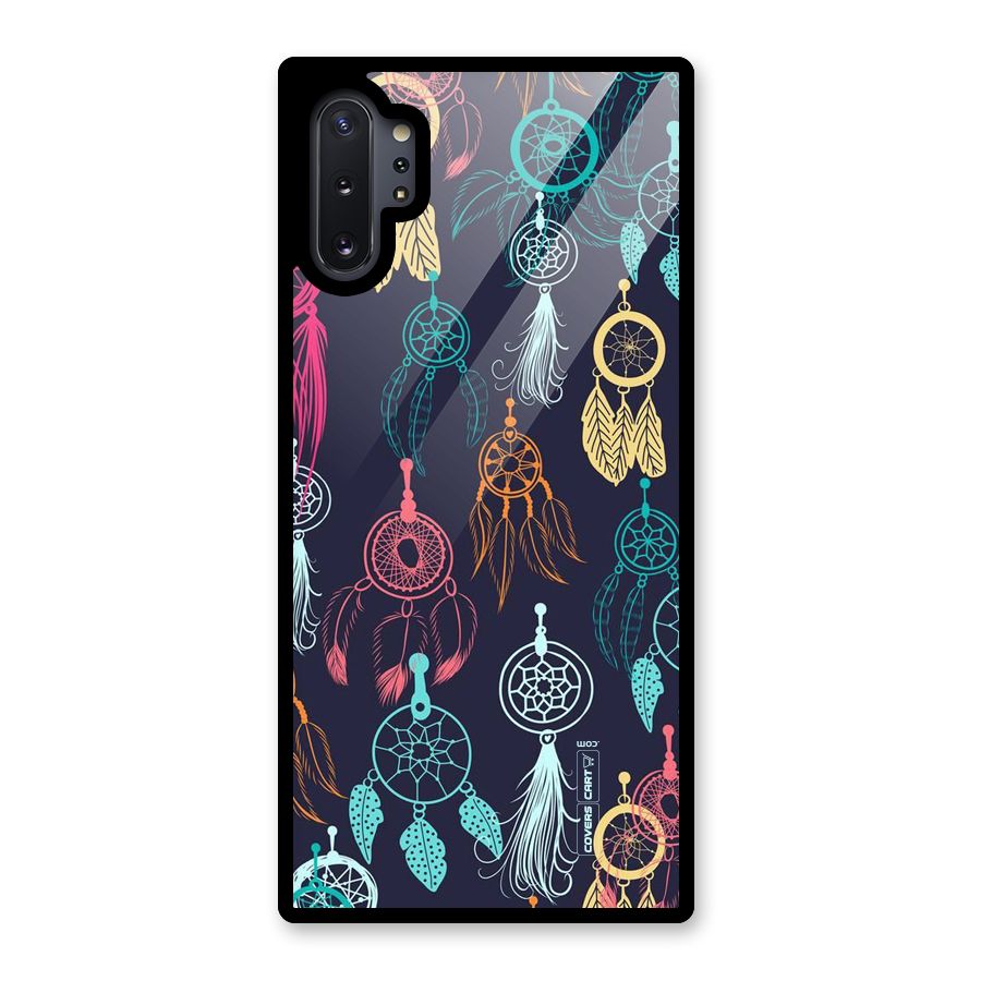 Dream Catcher Pattern Glass Back Case for Galaxy Note 10 Plus